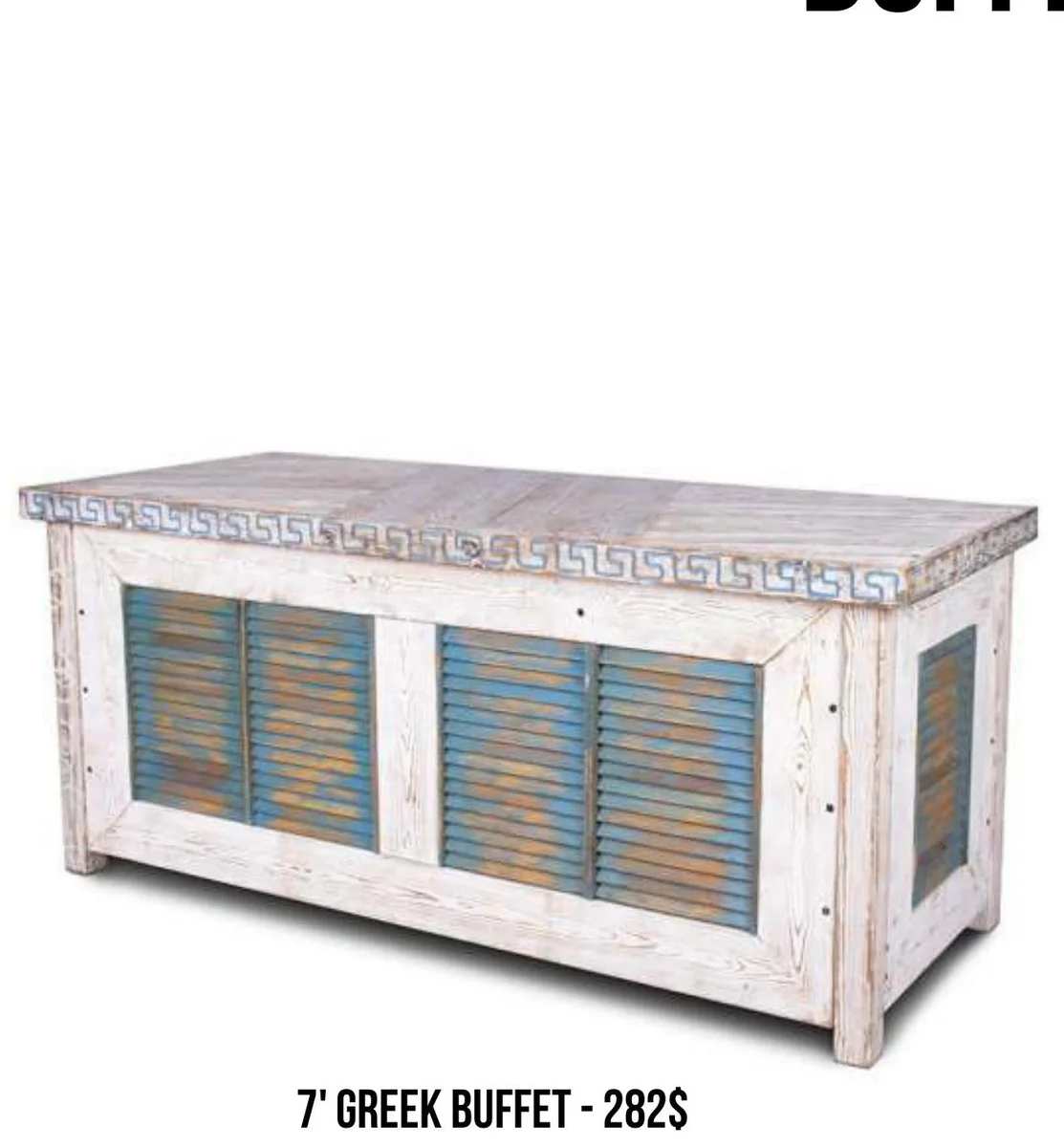 7' Greek Buffet rental