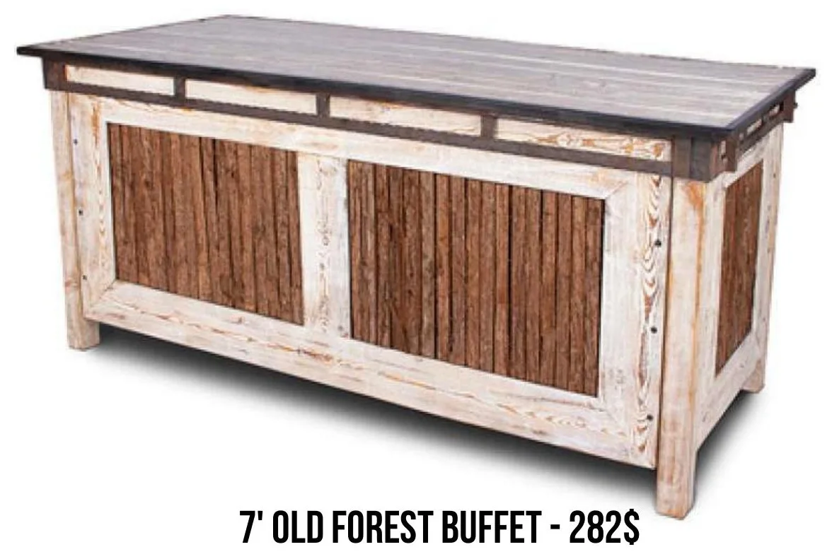7' Old Forest Buffet rental