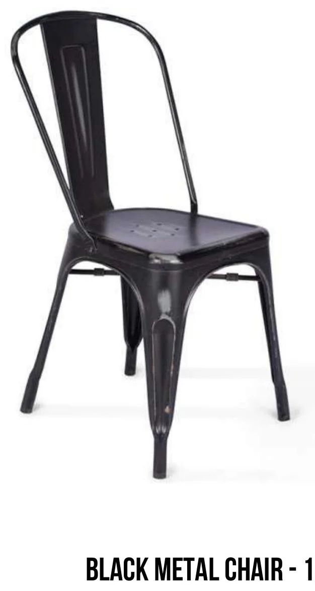 Black Metal Chair rental