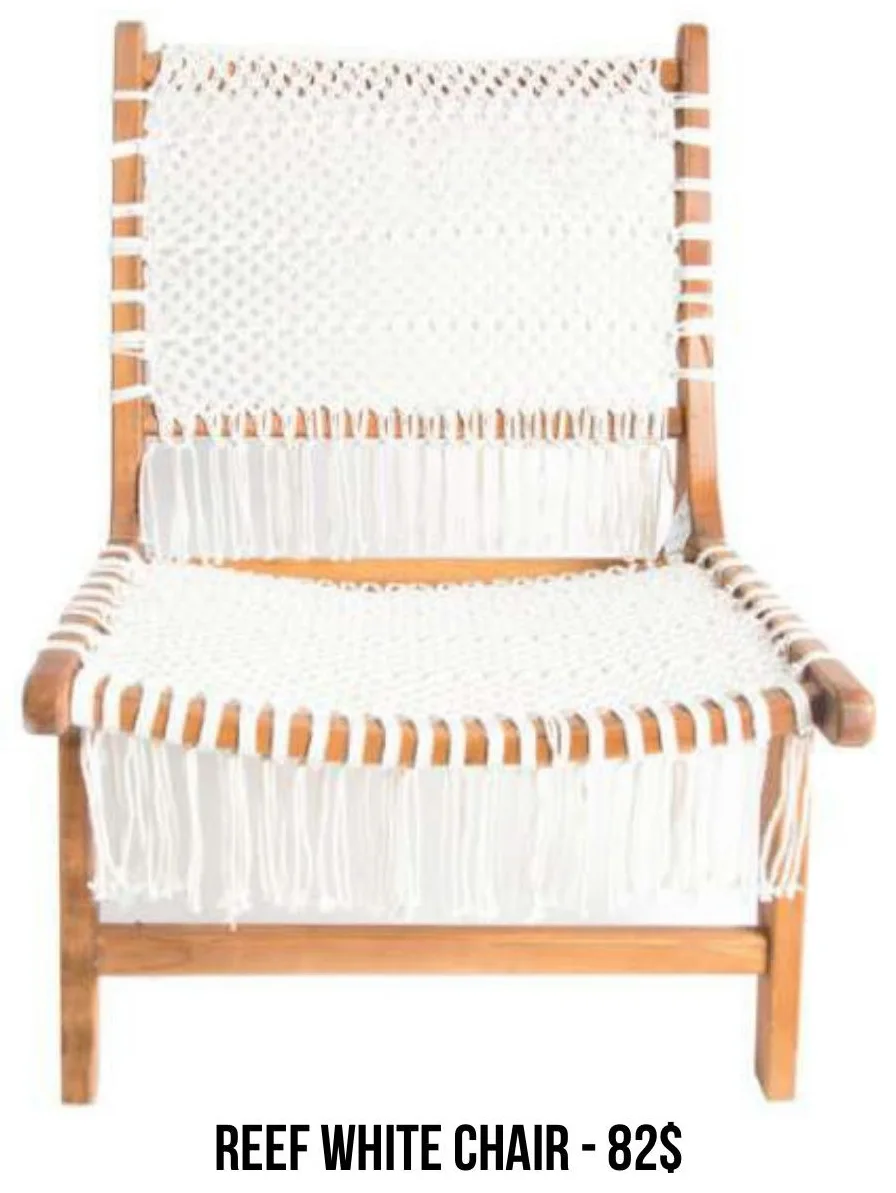 Reef White Chair rental