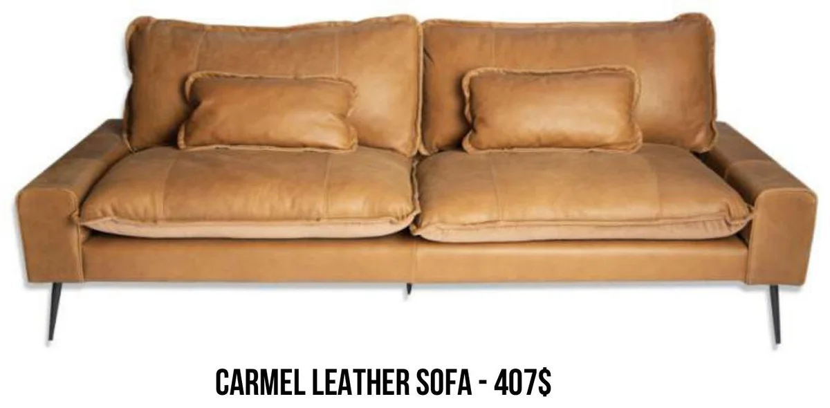 Carmel Leather Sofa rental