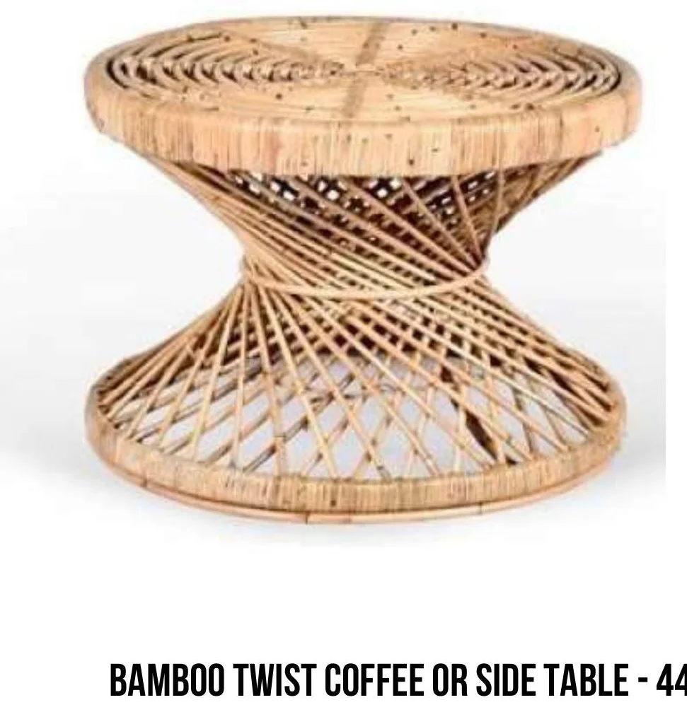 Bamboo Twist Side Table rental