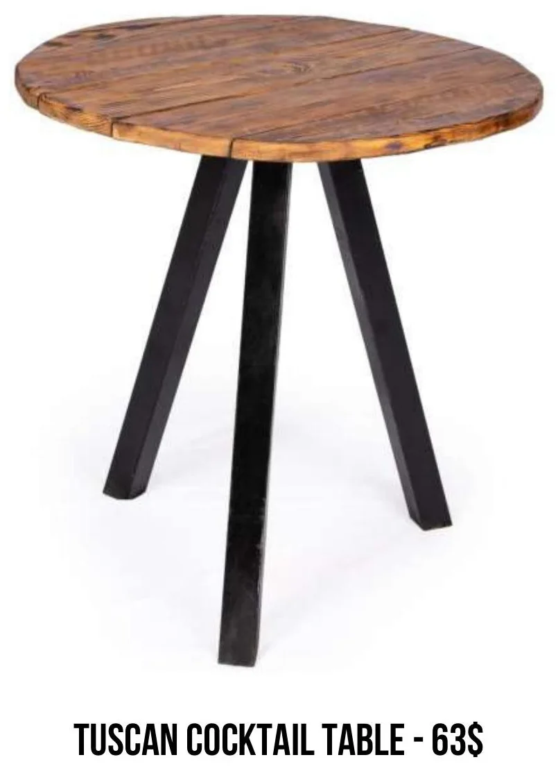 Tuscan Cocktail Table rental